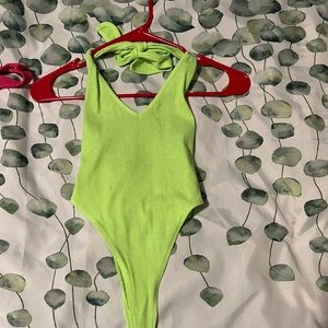 Fashion nova lime bodysuit